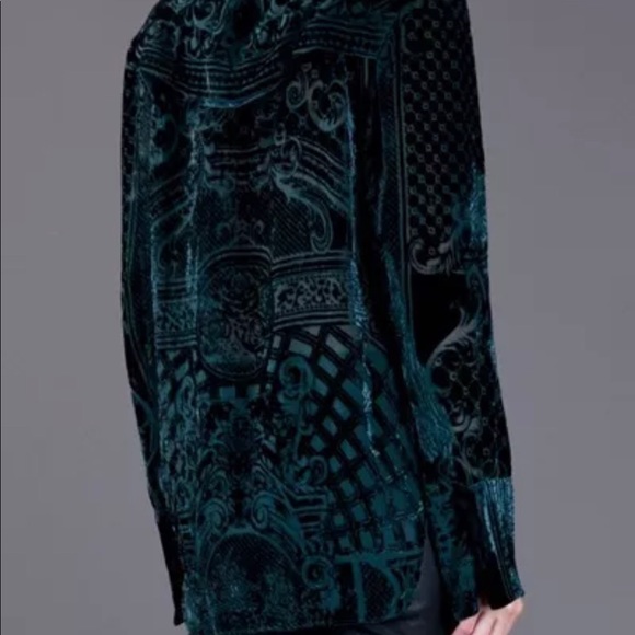 BALMAIN FABERGE RUNWAY VELVET Blouse FR 38 US 6 - Picture 5 of 5